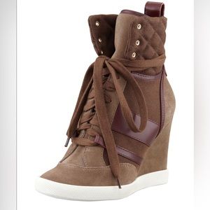 Chloe Kasia Wedge Sneakers Size 7/37